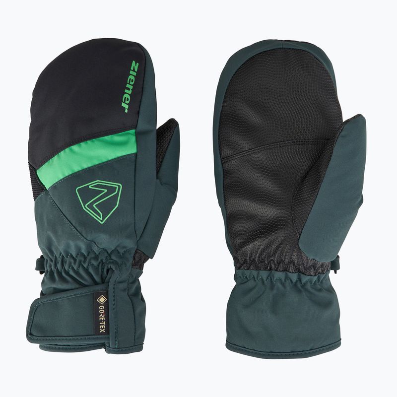 Dětské lyžařské rukavice ZIENER Levin GTX Mitten dark jungle