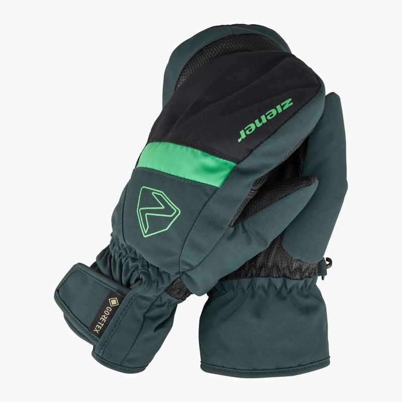Dětské lyžařské rukavice ZIENER Levin GTX Mitten dark jungle 2