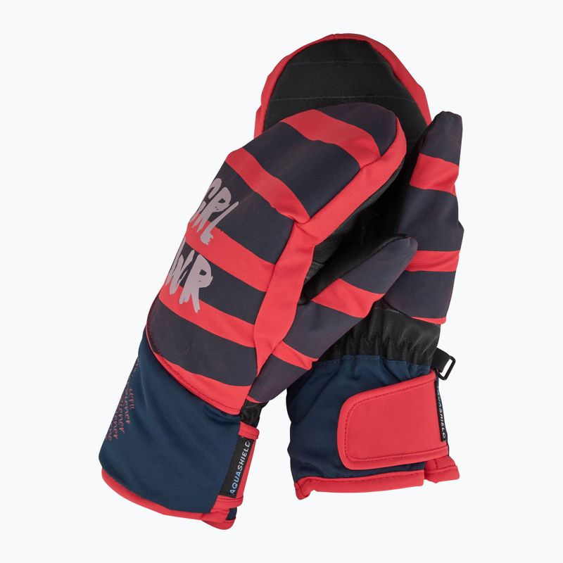 Dětské lyžařské rukavice ZIENER Liwani Aquashield PR Mitten fiery red 2