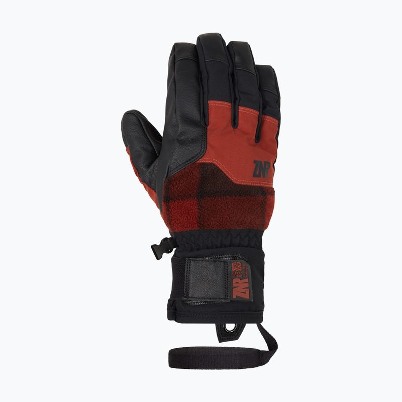 Pánské lyžařské rukavice  ZIENER Gonno Aquashield woody brown 10