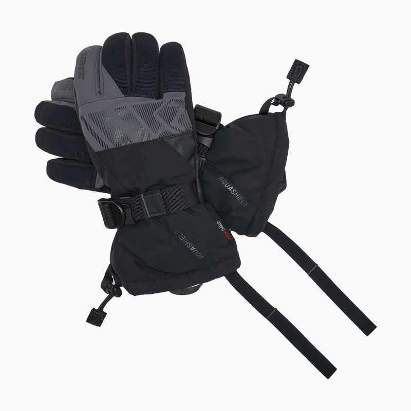 Pánské lyžařské rukavice  ZIENER Ghalion Aquashield alpine black/magnet 7