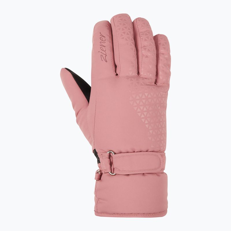 Dámské lyžařské rukavice ZIENER Kisar Aquashield rose blossom 2