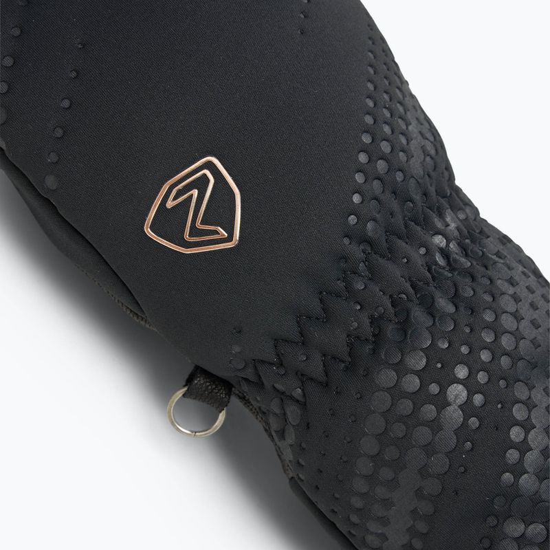 Dámské lyžařské rukavice  ZIENER Karoia WS PR Mitten black/rose metallic 5
