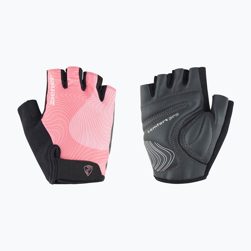 Dámské cyklistické rukavice ZIENER Cleni-Z Lady strawberry sorbet