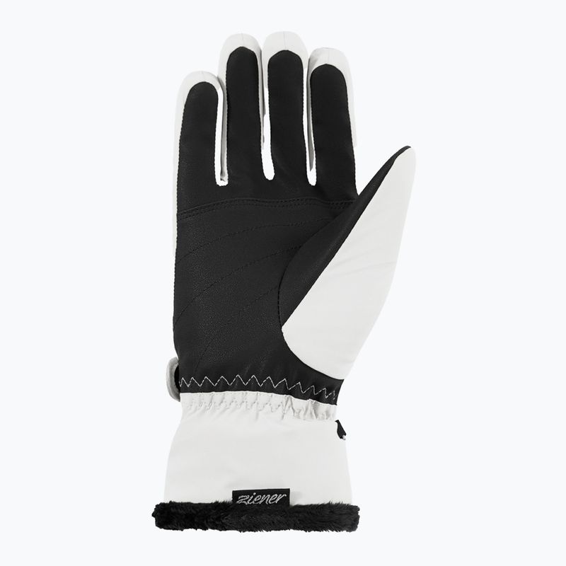 Dámské lyžařské rukavice ZIENER Keaka-Z Aquashield PR white 3