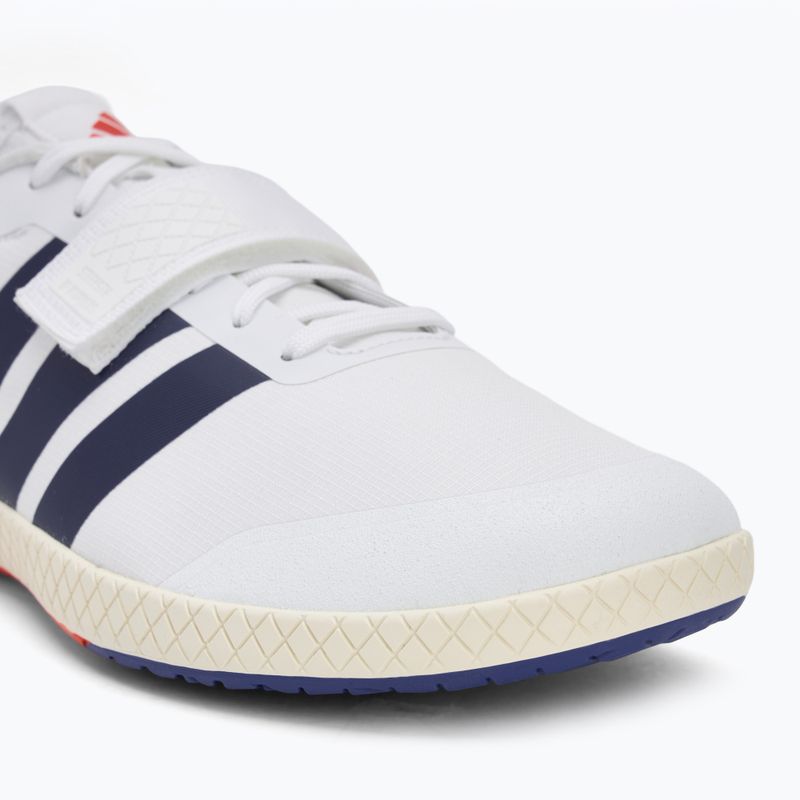 Vzpěračské boty adidas The Total 2 Footwear white/dark blue/royal blue 7