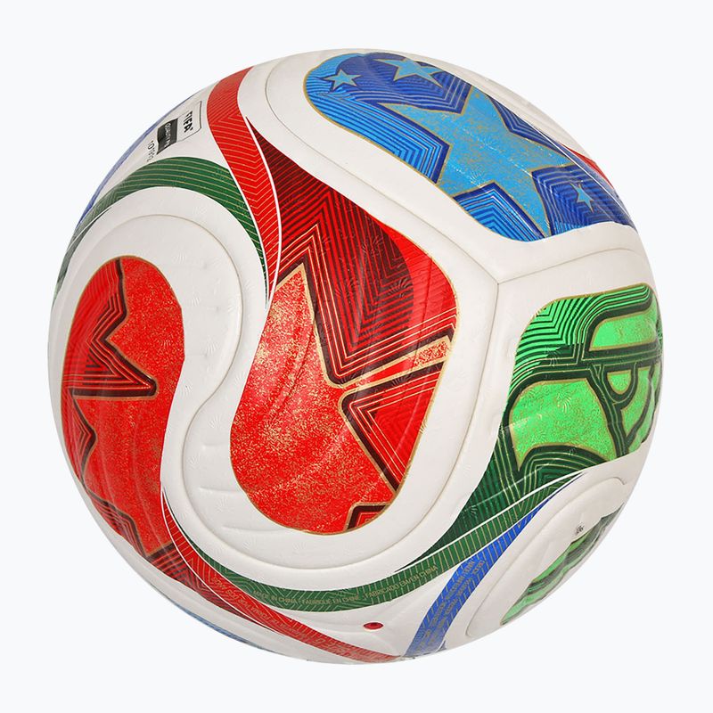 Fotbalový míč adidas Trionda Pro World Cup white/blue velikost 5 5