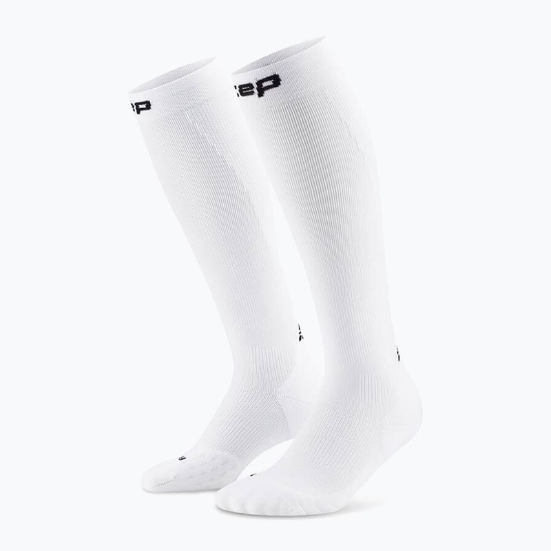 Dámské kompresní ponožky CEP Run Tall 5.0 white