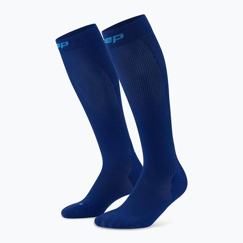 Dámské kompresní ponožky CEP Run Tall 5.0 dark blue
