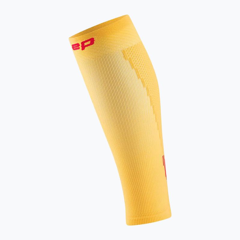 Pánské kompresní pásky na lýtka CEP Calf 5.0 marigold/burgundy 2