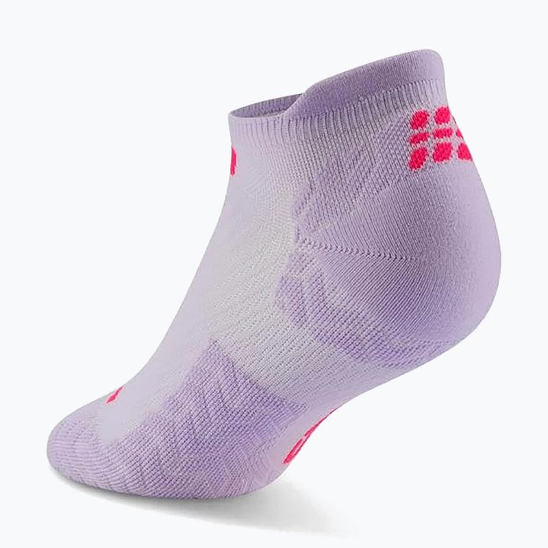 Pánské kompresní ponožky CEP Ultralight No Show 4.0 lilac 3
