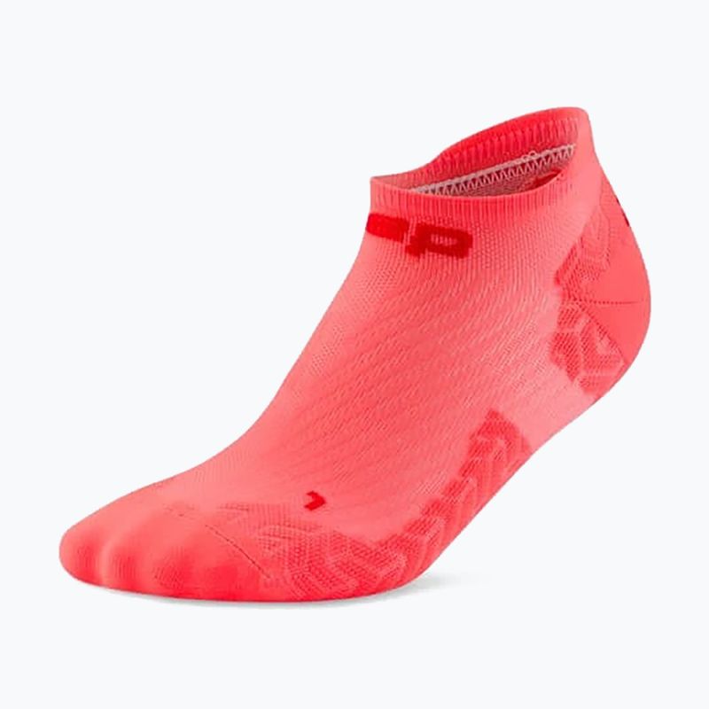 Dámské ponožky CEP Ultralight No Show 4.0 neon coral/red 2