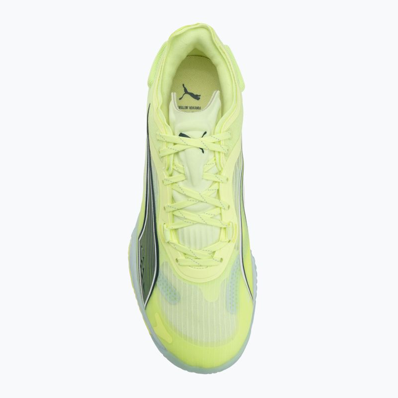 Boty PUMA Accelerate NITRO SQD 4 puma fizzy light/green terrain/puma white/puma silver 5