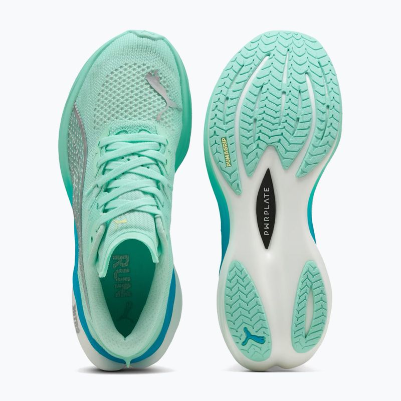 Dámské běžecké boty PUMA Deviate Nitro 3 mint melt/speed blue 12