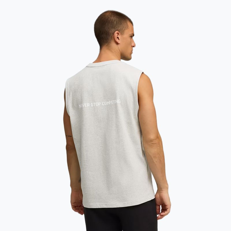 Pánská tréninková košile PUMA x HYROX Cutoff Tank šedá 3