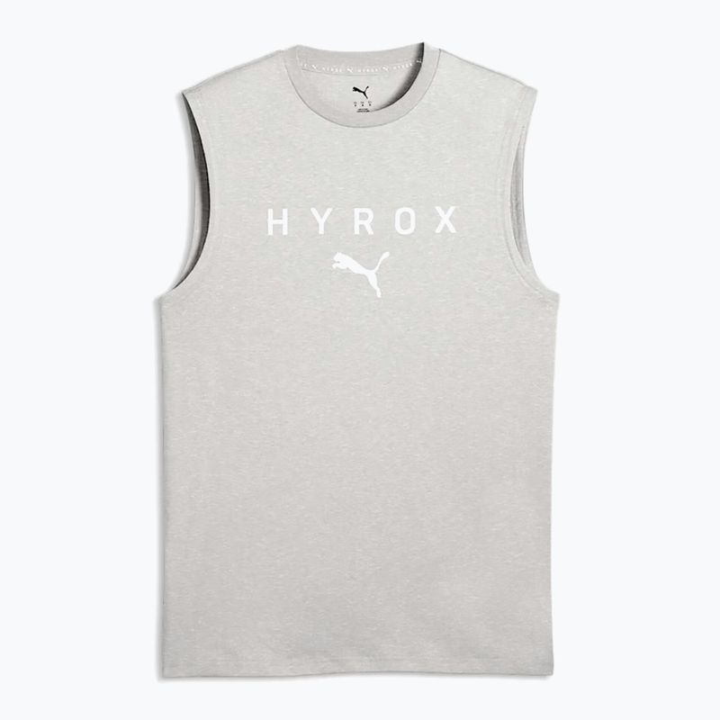 Pánská tréninková košile PUMA x HYROX Cutoff Tank šedá 4