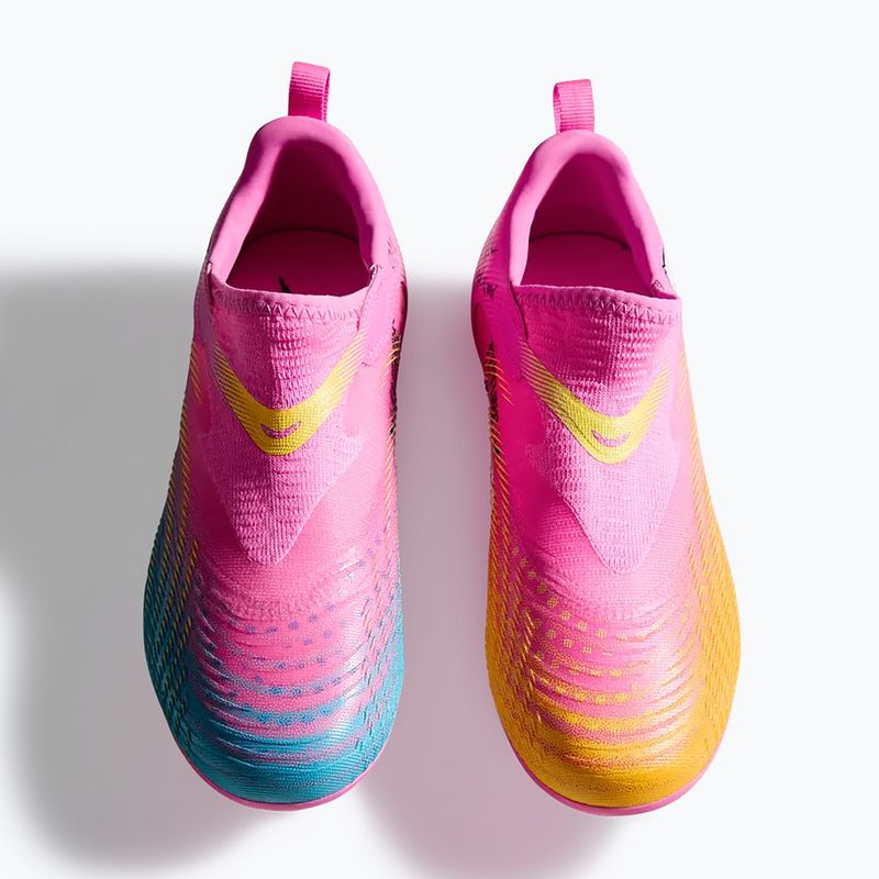 Dětské kopačky PUMA Future 9 Match LL FG/AG Jr poison pink/puma wht/sun stream/bright aqua/puma blk 12
