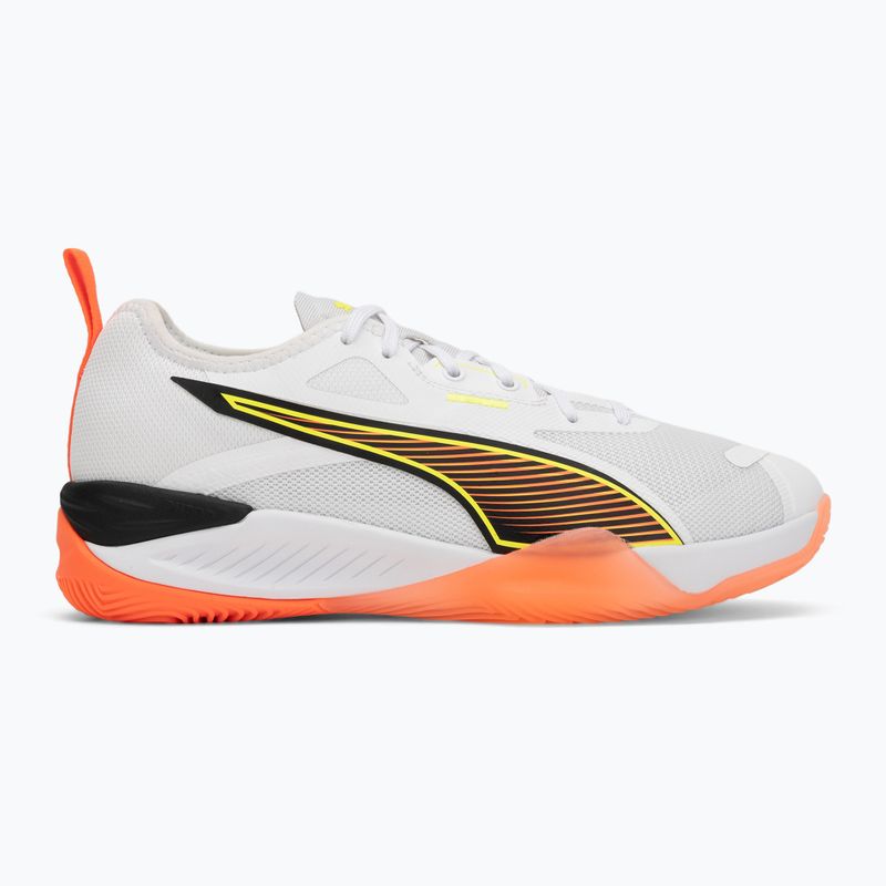 Boty na házenou PUMA Eliminate Nitro 4 Game On puma white/glowing red/ultra blue 2
