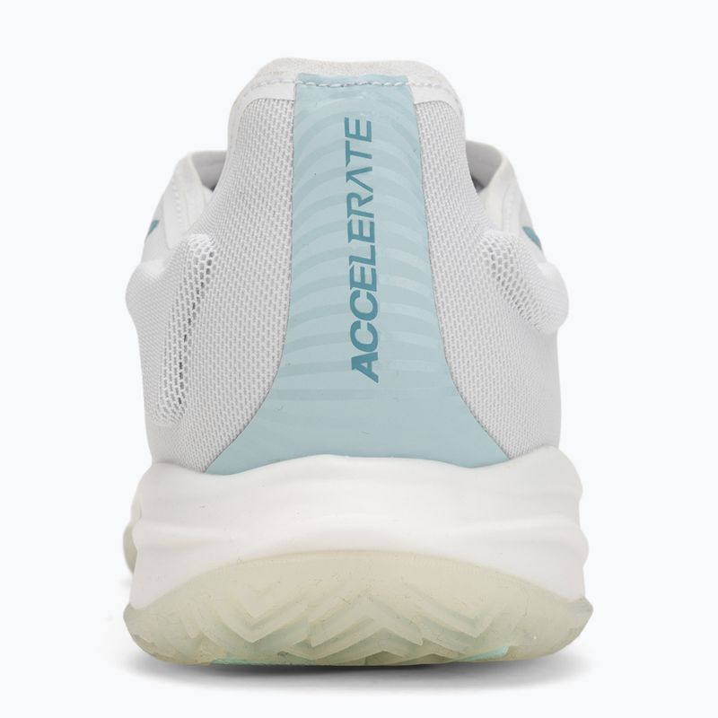 Dámské boty na házenou PUMA Accelerate Nitro SQD 4 Game On puma white/baltic sea blue/fresh water 6