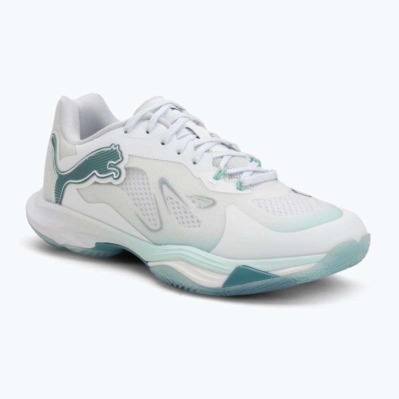 Dámské boty na házenou PUMA Vantage Nitro Game On Puma White/Baltic Blue/Fresh Water