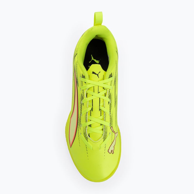Dětské kopačky PUMA Ultra 6 Play TT Jr yellow alert/puma black/glowing red/lime squeeze 5