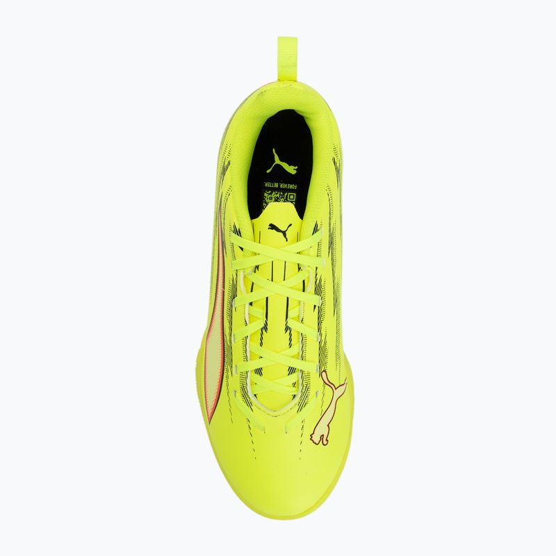 Dětské kopačky PUMA Ultra 6 Play IT Jr yellow alert/puma black/glowing red/lime squeeze 5