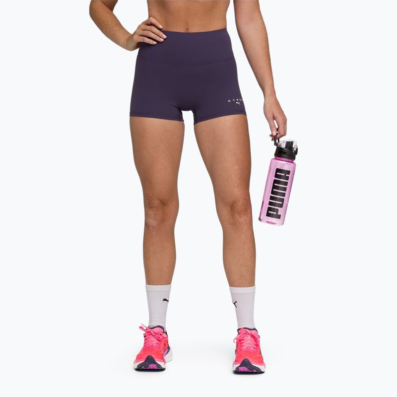 Dámské tréninkové šortky PUMA x HYROX Shapeluxe 3" Tight deep plum