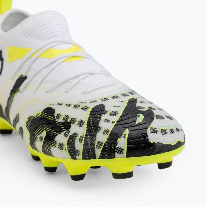 Dětské kopačky PUMA Future 9 Match Creativity Fg/Ag Jr yellow alert/mint jelly/puma white/puma black 7