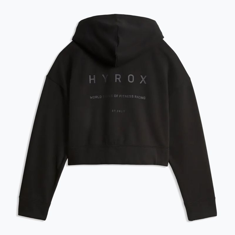 Dámská mikina PUMA x HYROX World Cropped Hoodie puma black 2