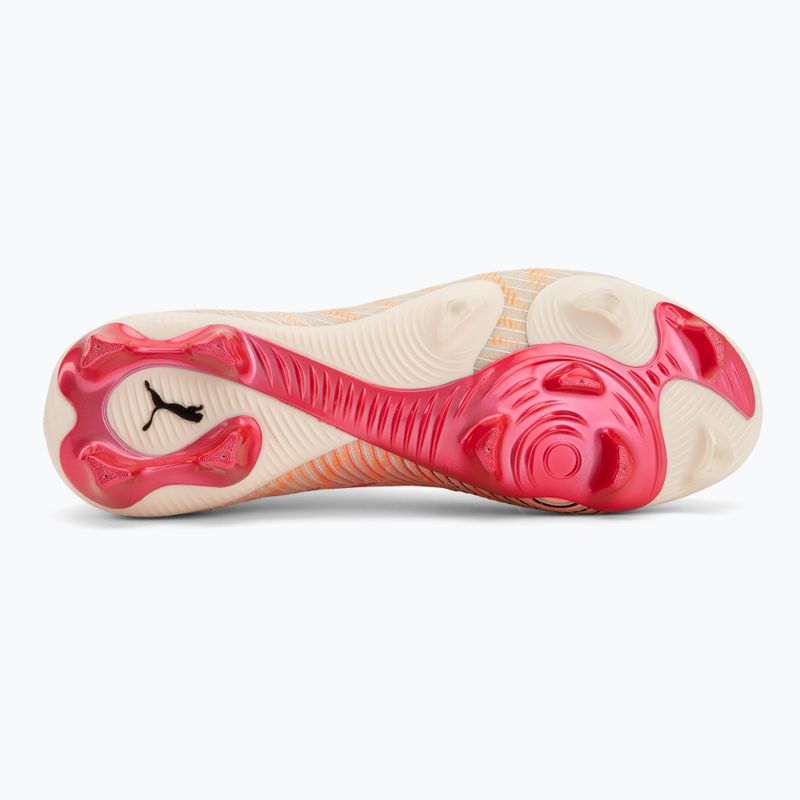 Kopačky PUMA Future 9 Ultimate FG sugared almond/puma white/ultra red/puma black 4