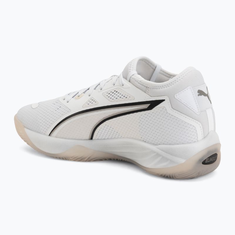 Pánské házenkářské boty PUMA Eliminate NITRO SQD 4 white 3