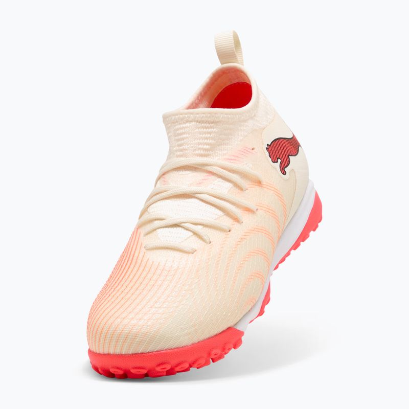 Dětské kopačky PUMA Future 9 Match TT+ Mid Jr sugared almond/puma white/ultra red/puma black 11