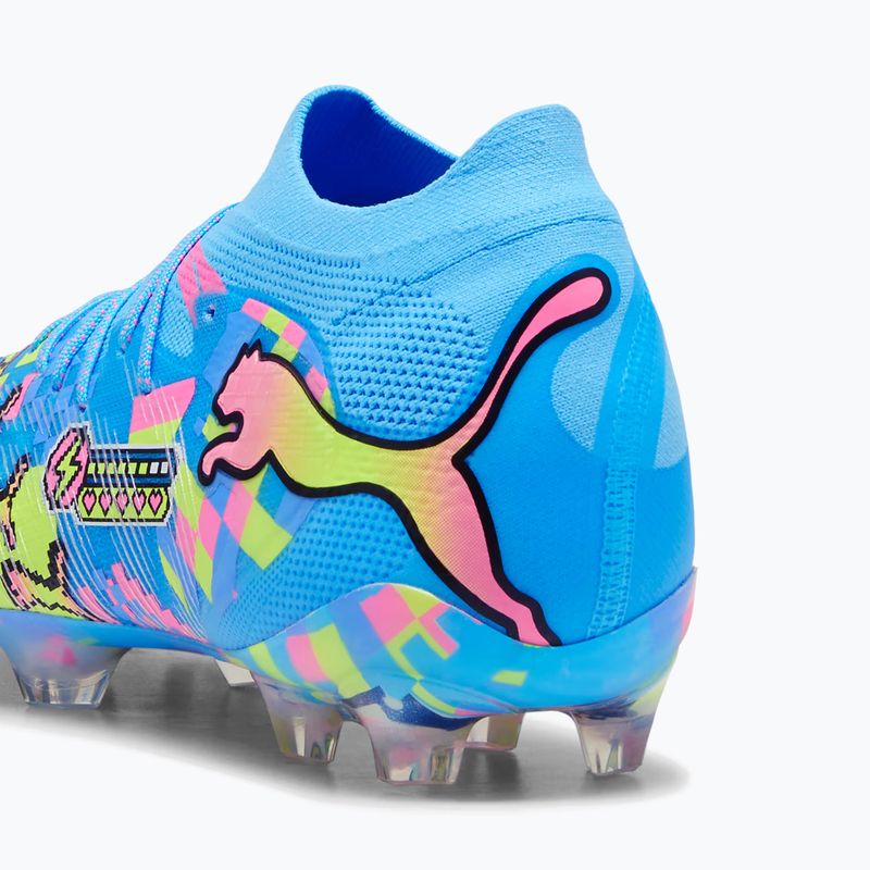 Kopačky PUMA Future 9 Ultimate Advanced Level FG puma white/blue glimmer/pink glimmer/yellow alert 13