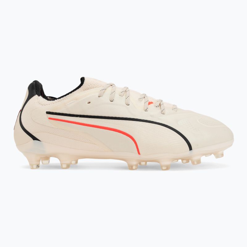 Kopačky PUMA King 20 Ultimate FG/AG sugared almond/puma black/ultra red 2