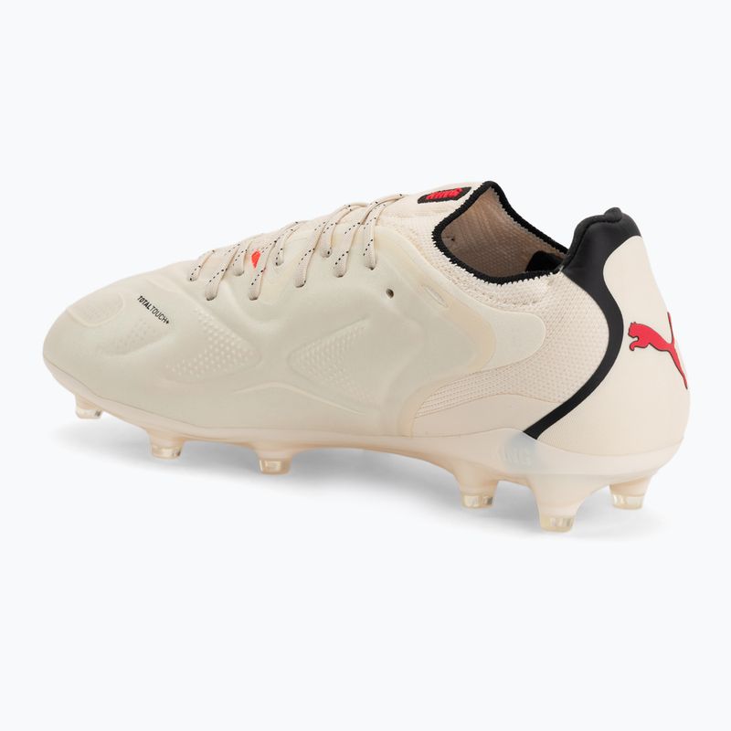 Kopačky PUMA King 20 Ultimate FG/AG sugared almond/puma black/ultra red 3