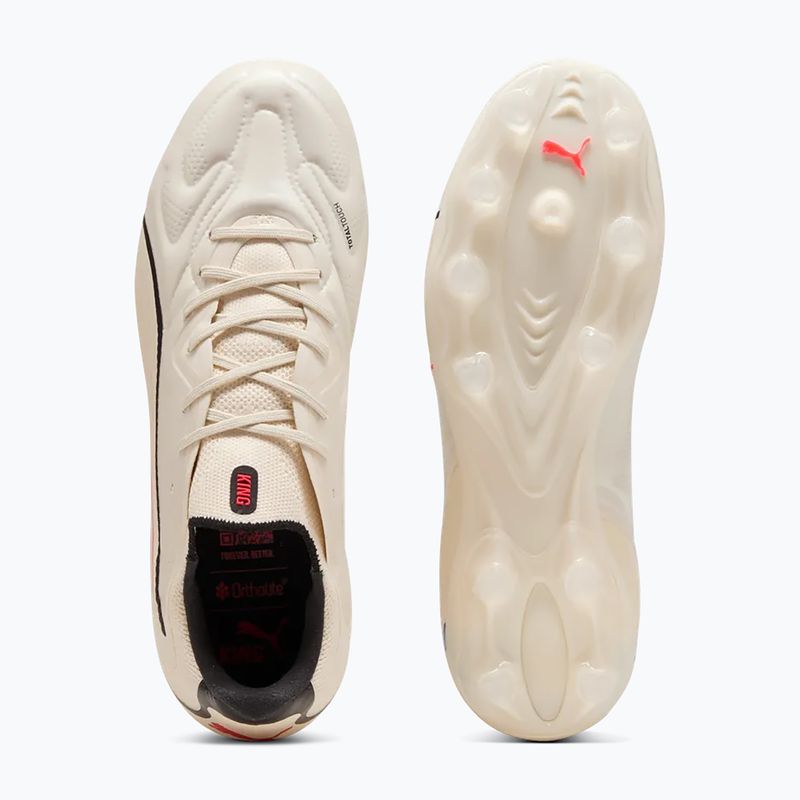 Kopačky PUMA King 20 Pro FG/AG sugared almond/puma black/ultra red 12