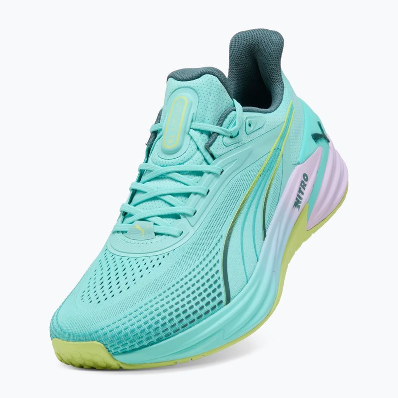Tréninkové boty PUMA x HYROX Activate Nitro TR intenzivní máta/světlá levandule/slunečná limetka/zeleninová zahrada 11