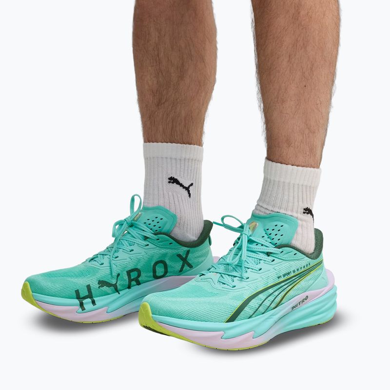 Tréninkové boty PUMA x HYROX Deviate Nitro 4 intense mint/light lavender 14