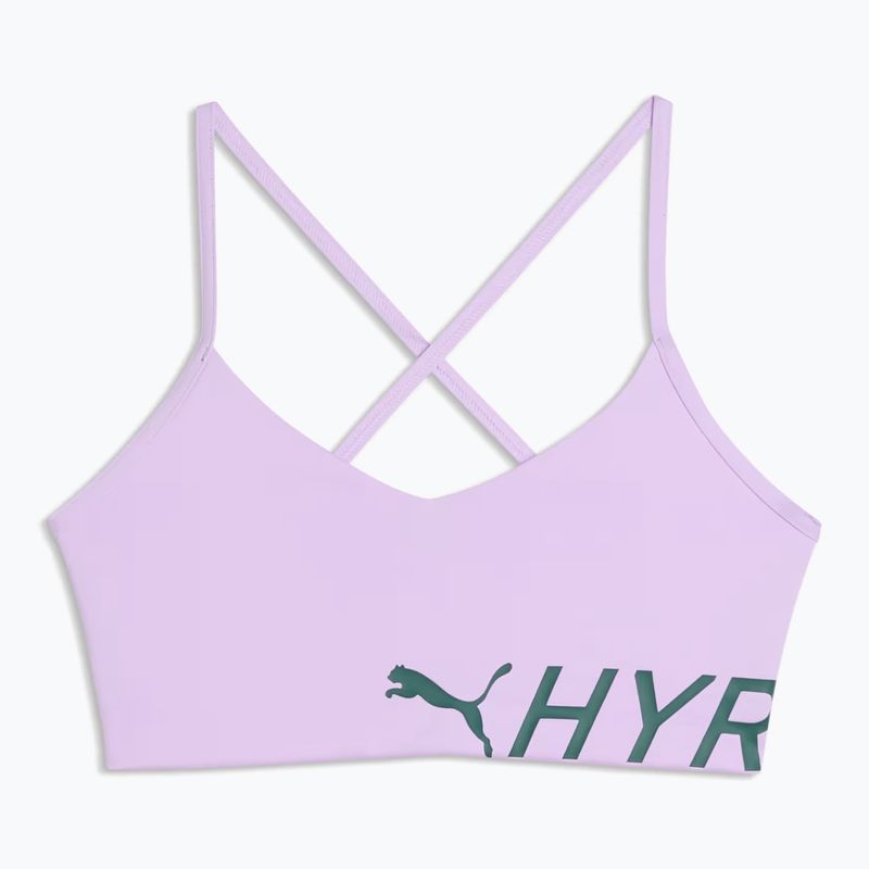 Sportovní podprsenka PUMA x HYROX Strappy Pwrmode světle fialová 4