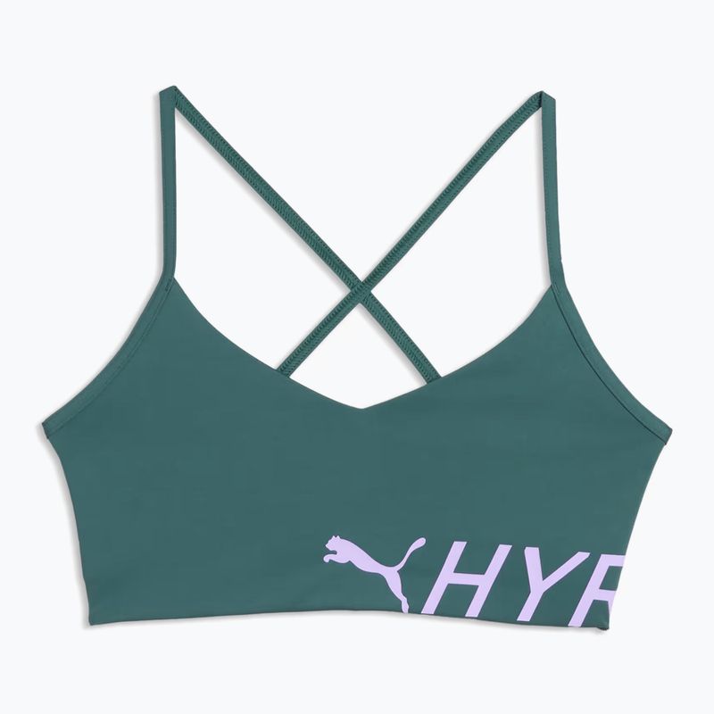 Sportovní podprsenka PUMA x HYROX Strappy Pwrmode herb garden 4
