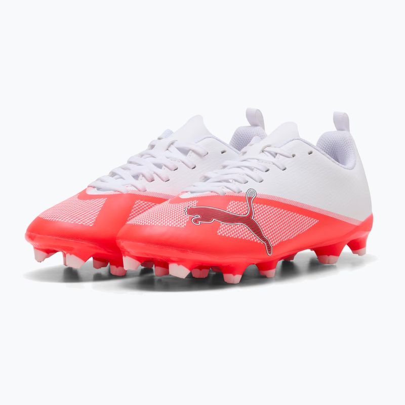 Dětské kopačky Puma Ultra 7 Play FG/AG Jr Ultra Red/Puma Black/Puma White 10