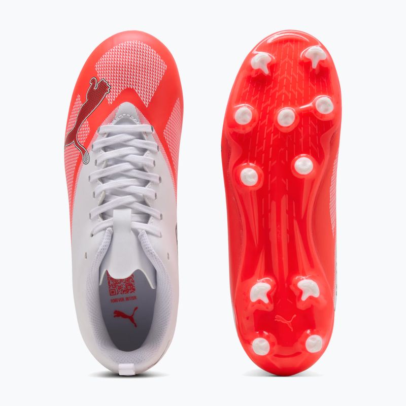 Dětské kopačky Puma Ultra 7 Play FG/AG Jr Ultra Red/Puma Black/Puma White 12