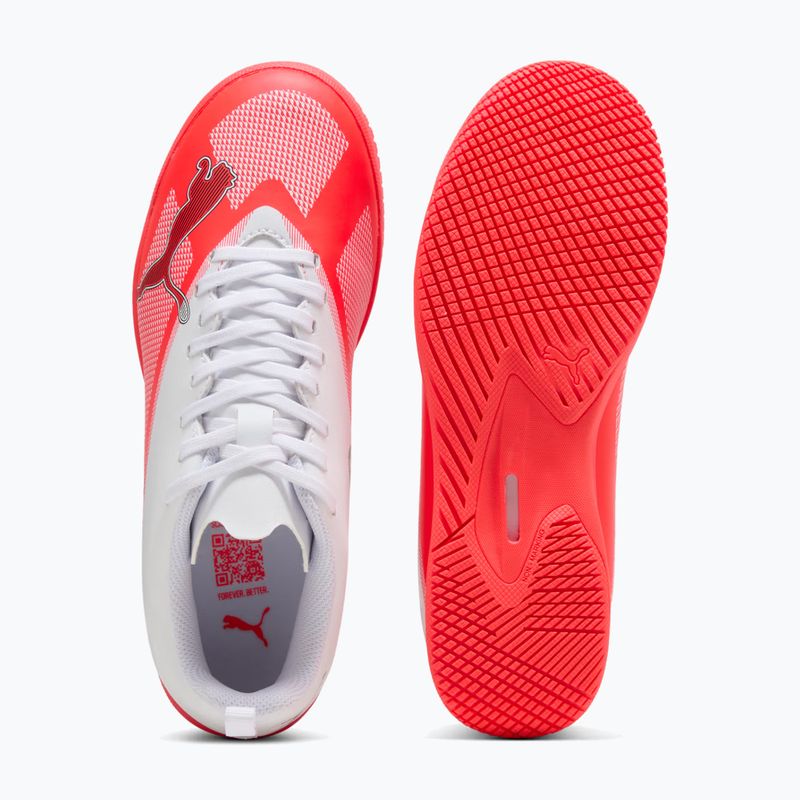 Dětské kopačky Puma Ultra 7 Play IT Jr Ultra Red/Puma Black/Puma White 12