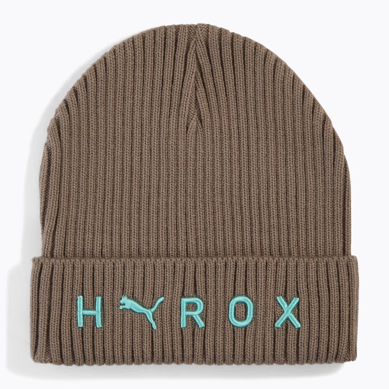Zimní čepice PUMA x HYROX Mid Crown Beanie myší šedá