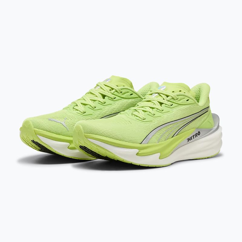 Dámské běžecké boty PUMA Deviate Nitro 4 sunny lime/puma silver 10