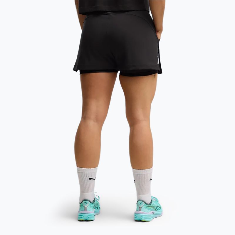 Dámské tréninkové šortky PUMA x HYROX 3" 2in1 černé 3
