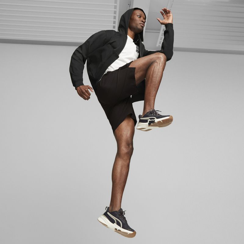 Pánská mikina PUMA Fit Double Knit FZ Hoodie puma black 4