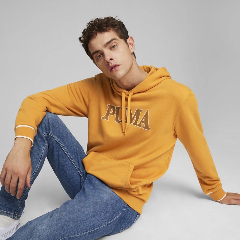 Pánská mikina PUMA Squad Hoodie TR ginger tea 3