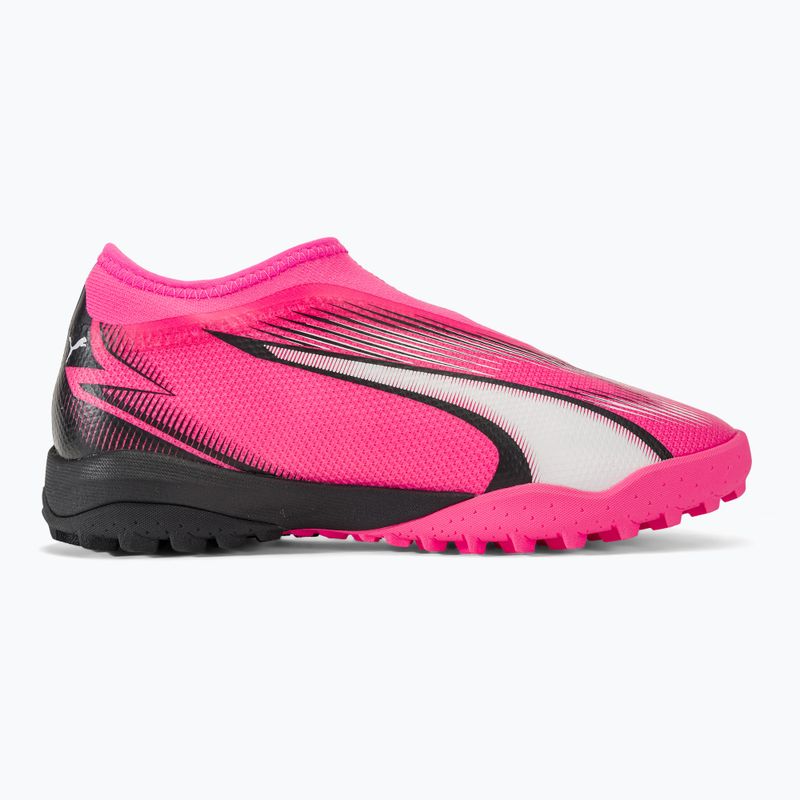 Dětské kopačky PUMA Ultra Match LL TT + Mid Jr poison pink/puma white/puma black 2