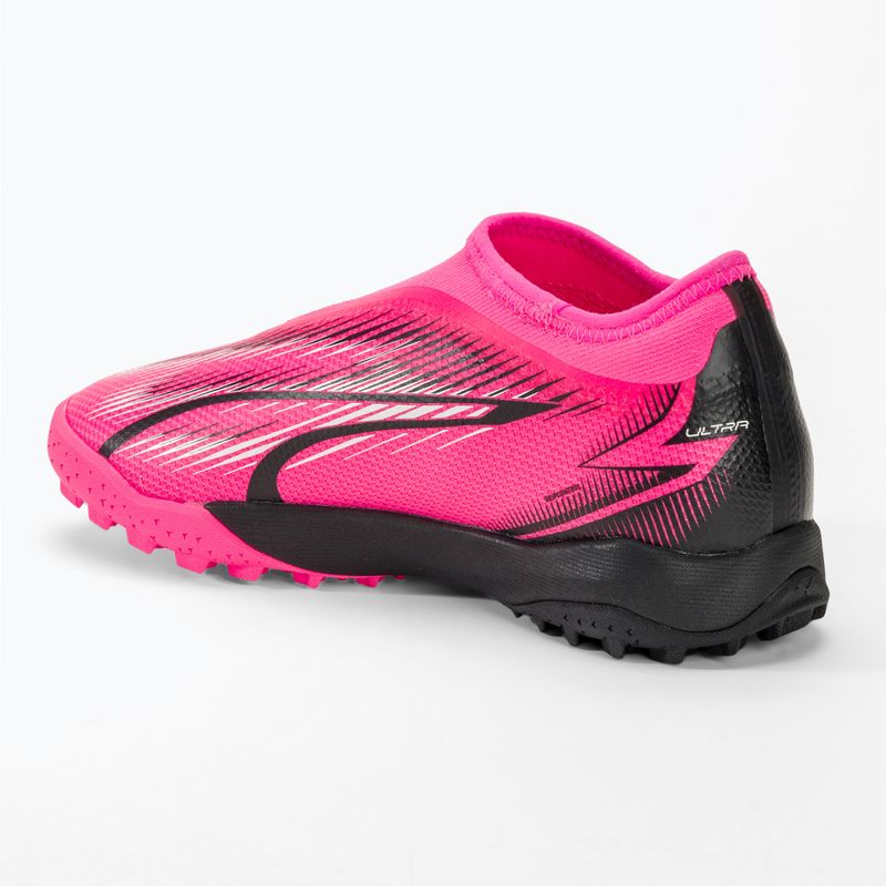 Dětské kopačky PUMA Ultra Match LL TT + Mid Jr poison pink/puma white/puma black 3